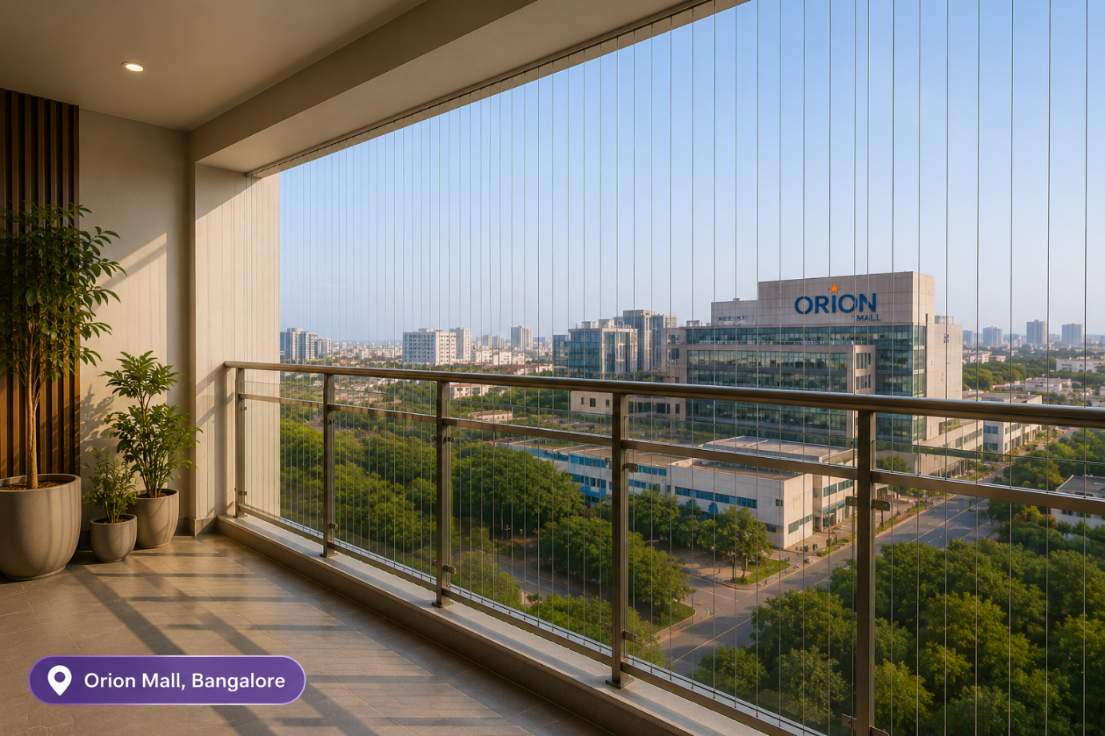 Invisible Grills for Balconies in Bangalore