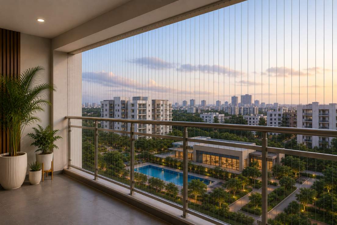 Invisible Grills for Windows in Bangalore